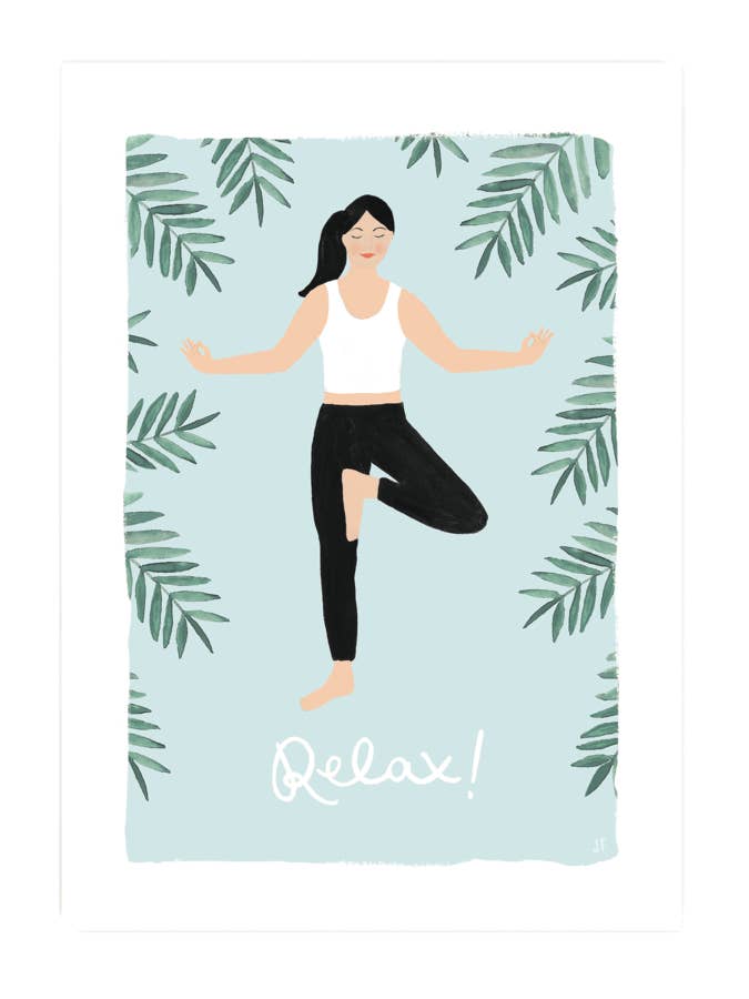 Stampa artistica Yogi per la vendita all'ingrosso da parte di Jade Fisher