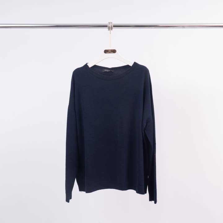 Cecile Wang - Wholesale Knit Sweater - Women's - Basic round neck sweater 520397