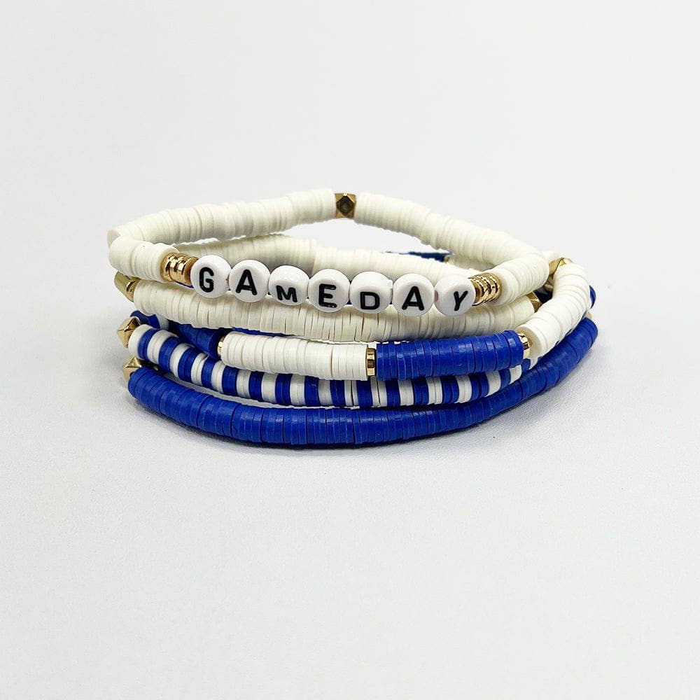 MiMi Wholesale - Wholesale Jewelry Set - JB1001 Gameday Stretch Bracelet Set3