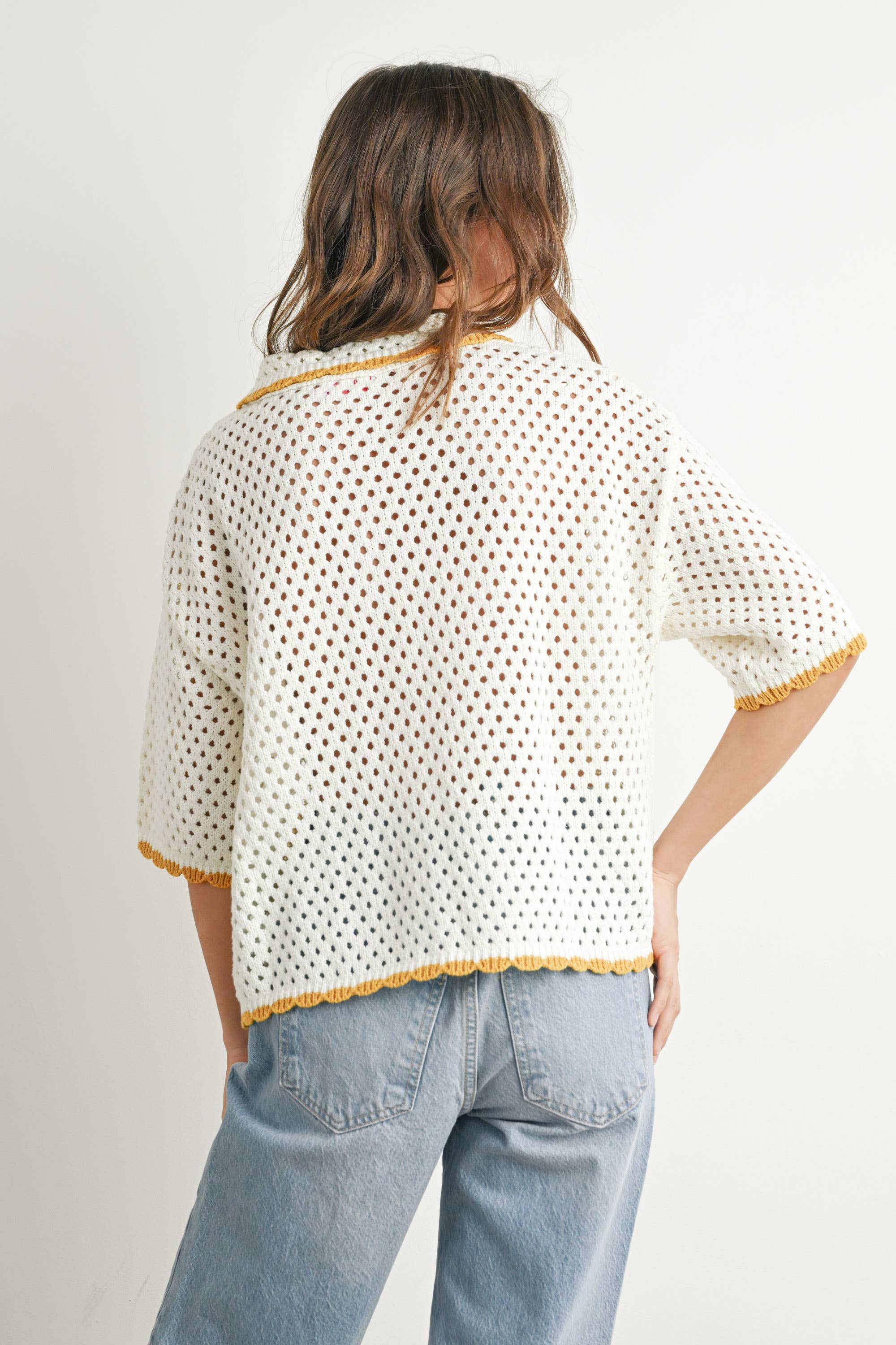 BUTTERMELON - Vendita all'ingrosso Maglione tricot - Donna - Maglione all'uncinetto Urban Vibe - BMW765416