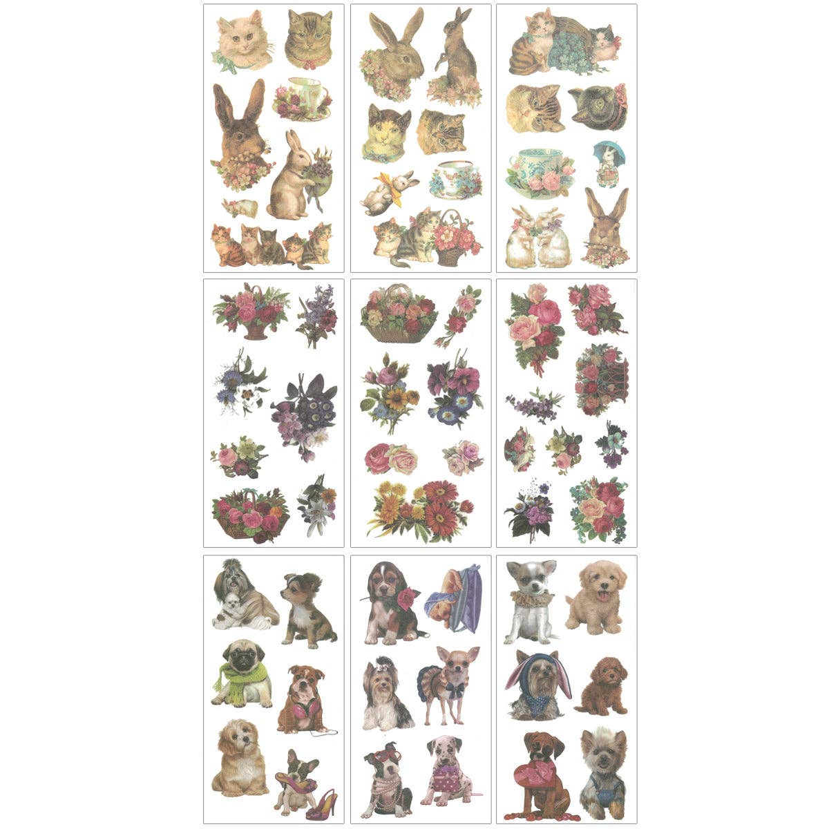 Wrapables.com - Wholesale Sticker - Wrapables Washi Stickers Sets for Scrapbooking, DIY Crafts36