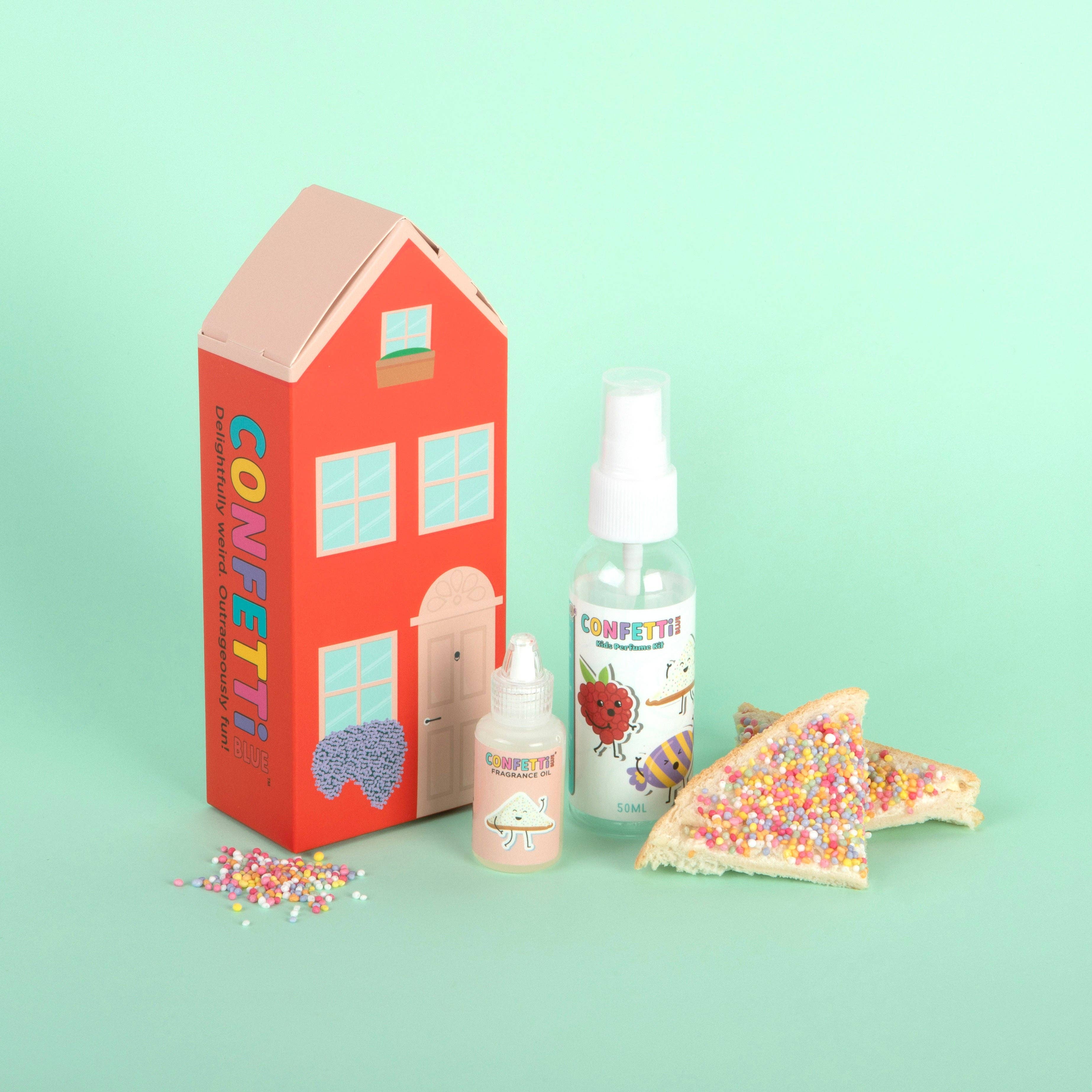 Confetti Blue - Vente Kit de bricolage – enfant - Kit de fabrication de parfum Fairy Bread Mini