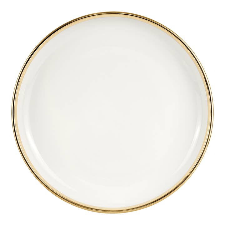 Boker-Tov Shalom - Wholesale Dinnerware Set - Porcelain Dinnerware Set White and Gold2