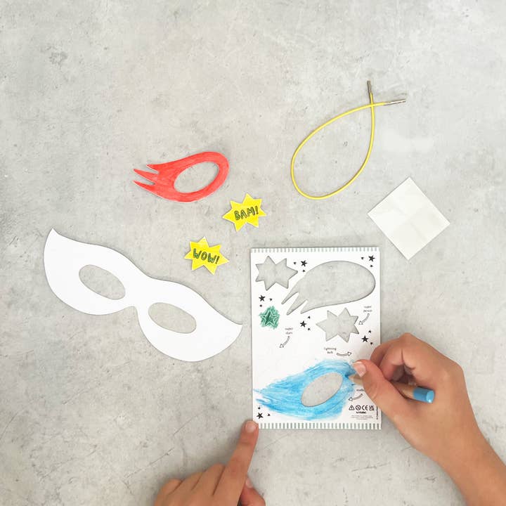 Cotton Twist - Wholesale DIY Craft Kit - Kids - Make Your Own Superhero Mask