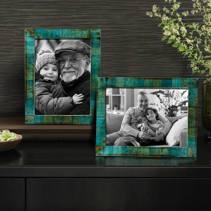 Handicrafts Home – Moldura por atacado – Moldura de Foto Verdete Pack de 2, 3 Tamanhos1