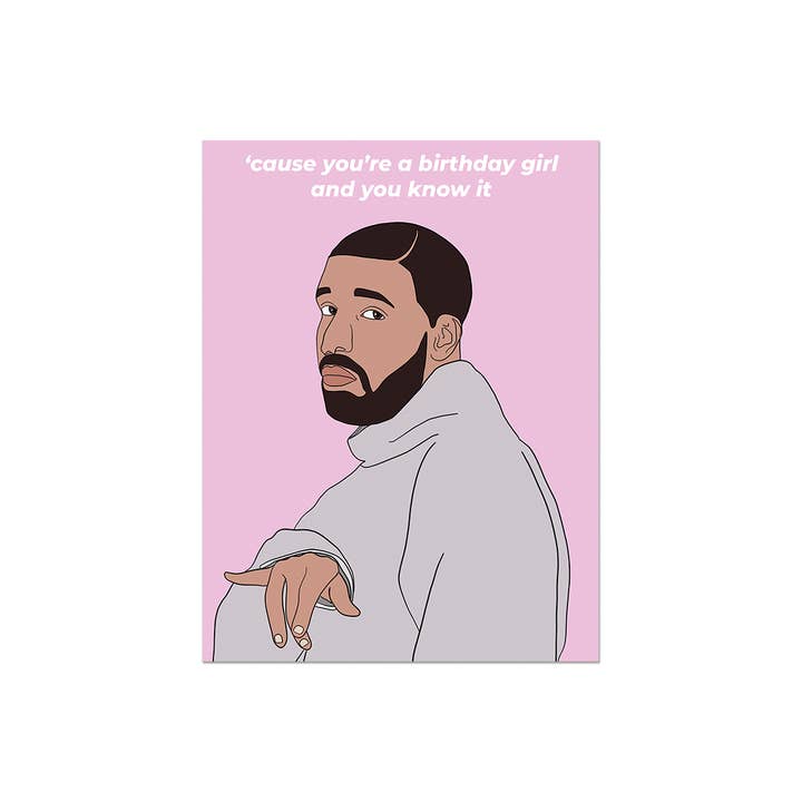 Party Mountain Paper co. - Wholesale Birthday Card - Drake Birthday Girl | Birthday Card