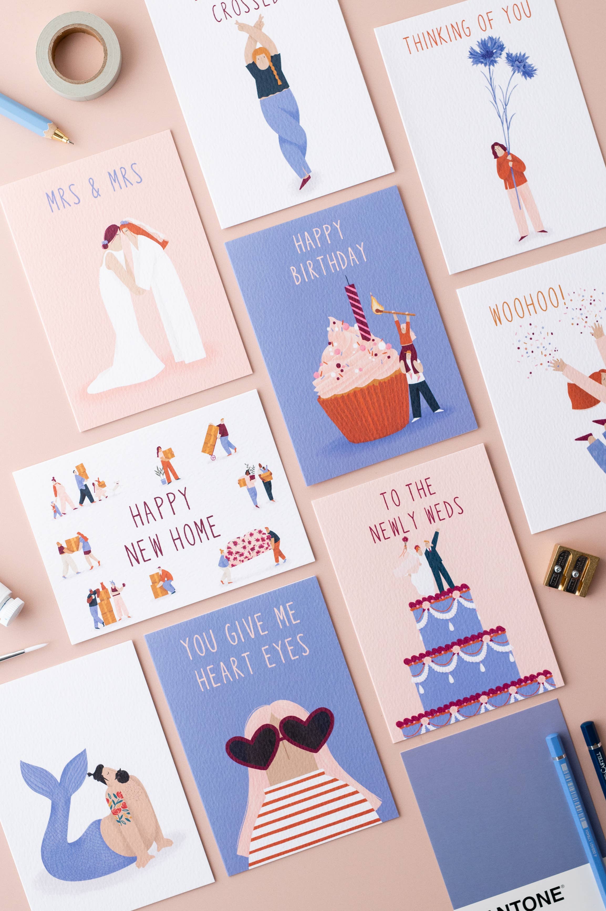 Elsa Rose Frere - Wholesale Sympathy Card - Illustrated Sympathy Card1