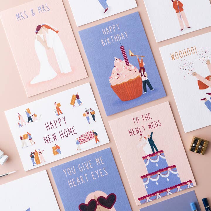 Elsa Rose Frere - Wholesale Sympathy Card - Illustrated Sympathy Card1