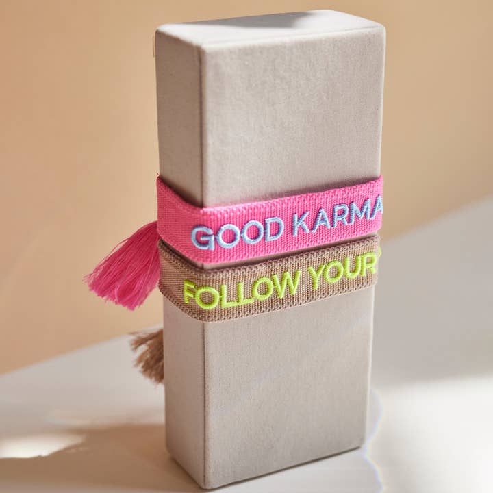 Josemma - Wholesale Woven/Braided Bracelet - Good karma statement bracelet2