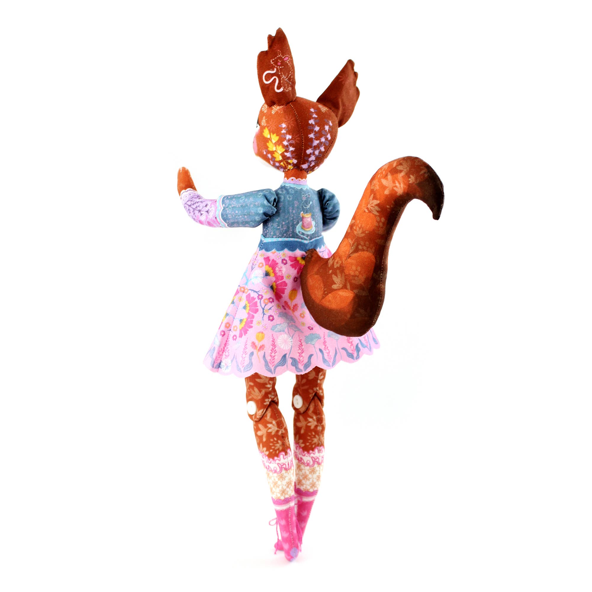 Miss Ella - Wholesale DIY Craft Kit - DIY Kit - Sami the Sewing Squirrel sewing kit 6