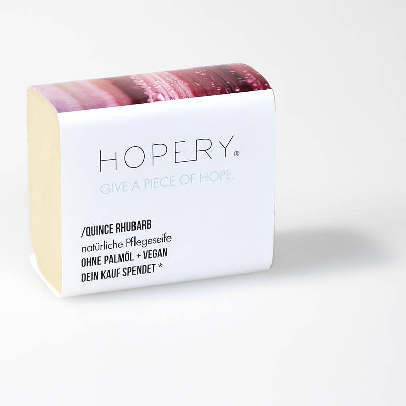 Hopery - Wholesale Bar Soap - QUINCE RHUBARB bar soap Hand & Body Soap - 100 g2