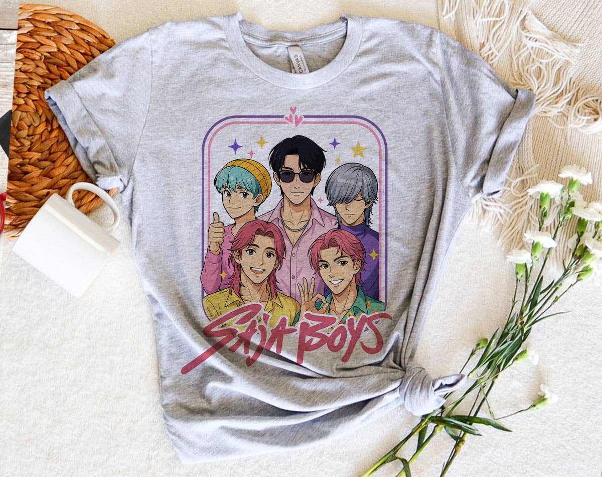 House Of Rodan - Wholesale T-Shirt (Graphic) - Women's - Saja Boys Band Kpop Demon Inspired T-Shirt1