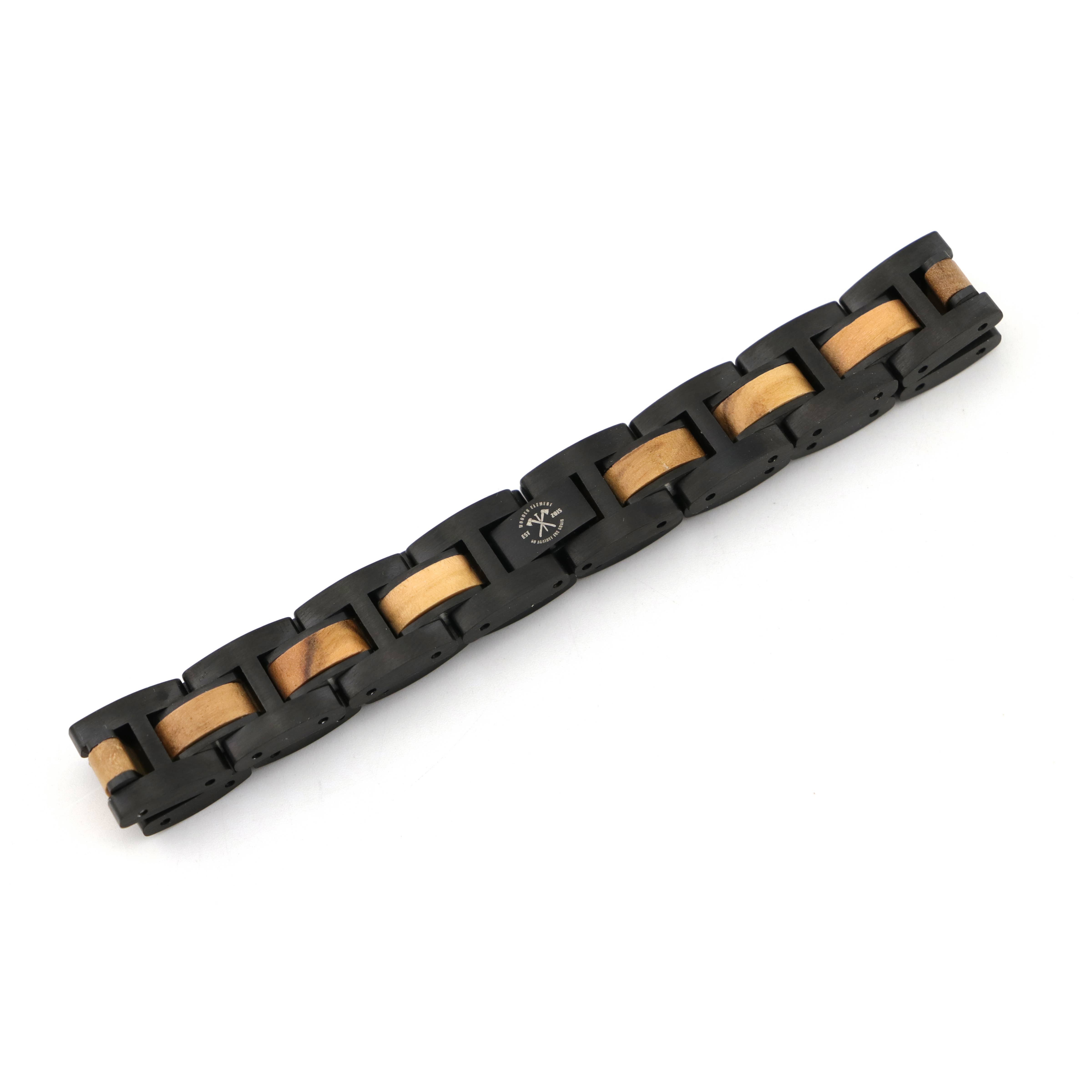 Wooden Element - Wholesale Watch Band/Strap - Women's - Mykonos- Wood & Metal Bracelet1