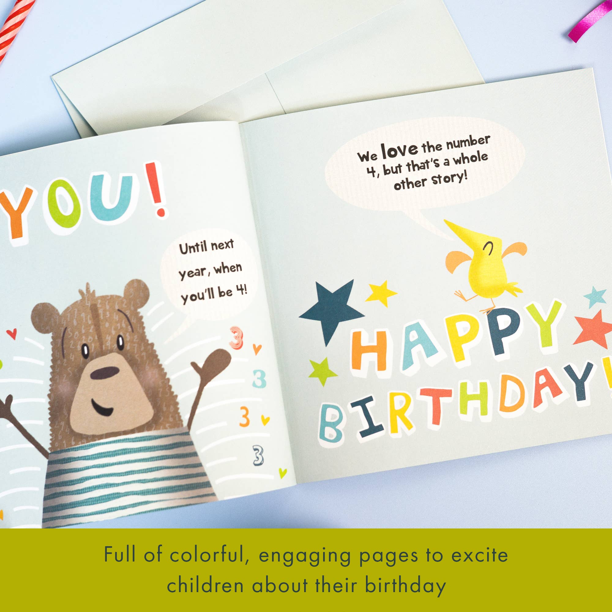 FROM YOU TO ME Gifts – wholesale Birthday card – Wow! You're 3 | Age Cards | Age Birthday Cards | Age 34