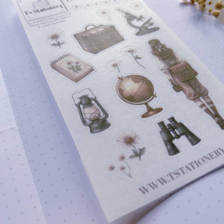 T's Stationery - Wholesale Sticker - "Botanical Expedition" Sticker Sheet2