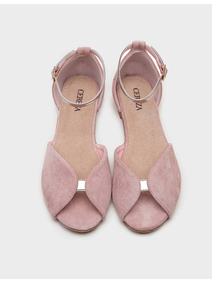 CEREZA - Wholesale Flats - Women's - Peep Toe Flat Sandals