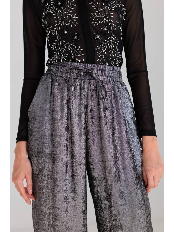 Black EULALIE Pants S014 for wholesale on Faire1