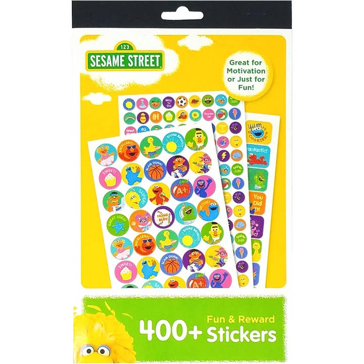 Sesame Street Libro di Adesivi Premio Divertenti 400+ - 6 Fogli per la vendita all'ingrosso da parte di Innovarix
