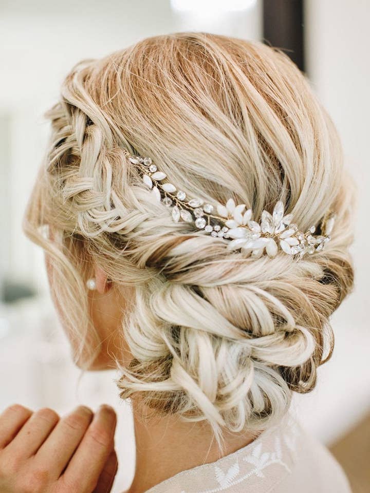 PETTINE RHEA HALO per la vendita all'ingrosso da parte di Brides & Hairpins