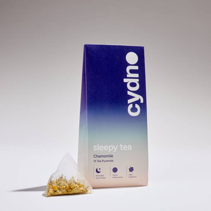 Sleepy Tea | Chamomile Tea Bags | Plastic-Free Pyramid Bags for wholesale by Cydno