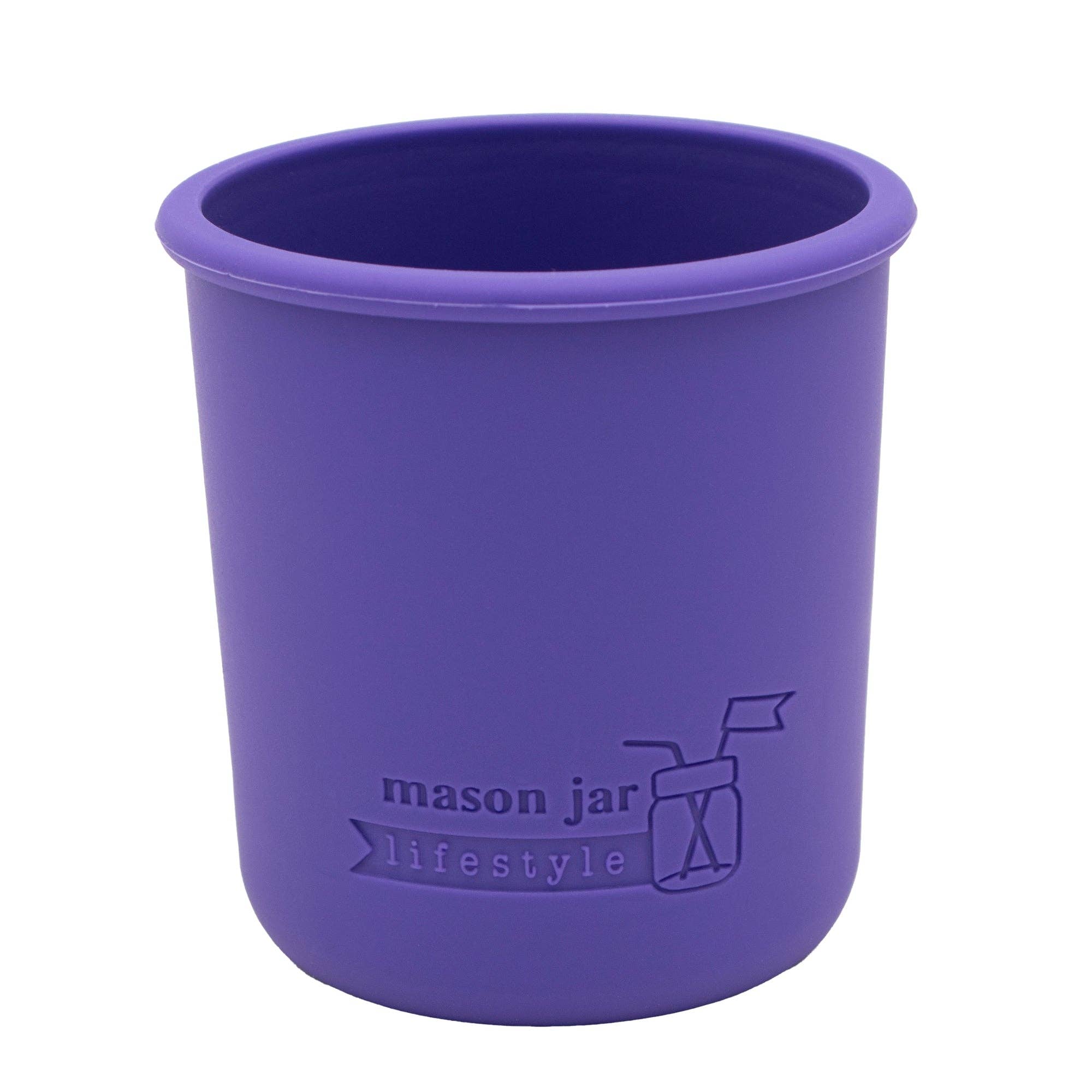 Mason Jar Lifestyle - Vente Housses de boisson - Manchon en silicone pour bocaux Mason d'une demi-pinte à bouche régulière de 8 oz31