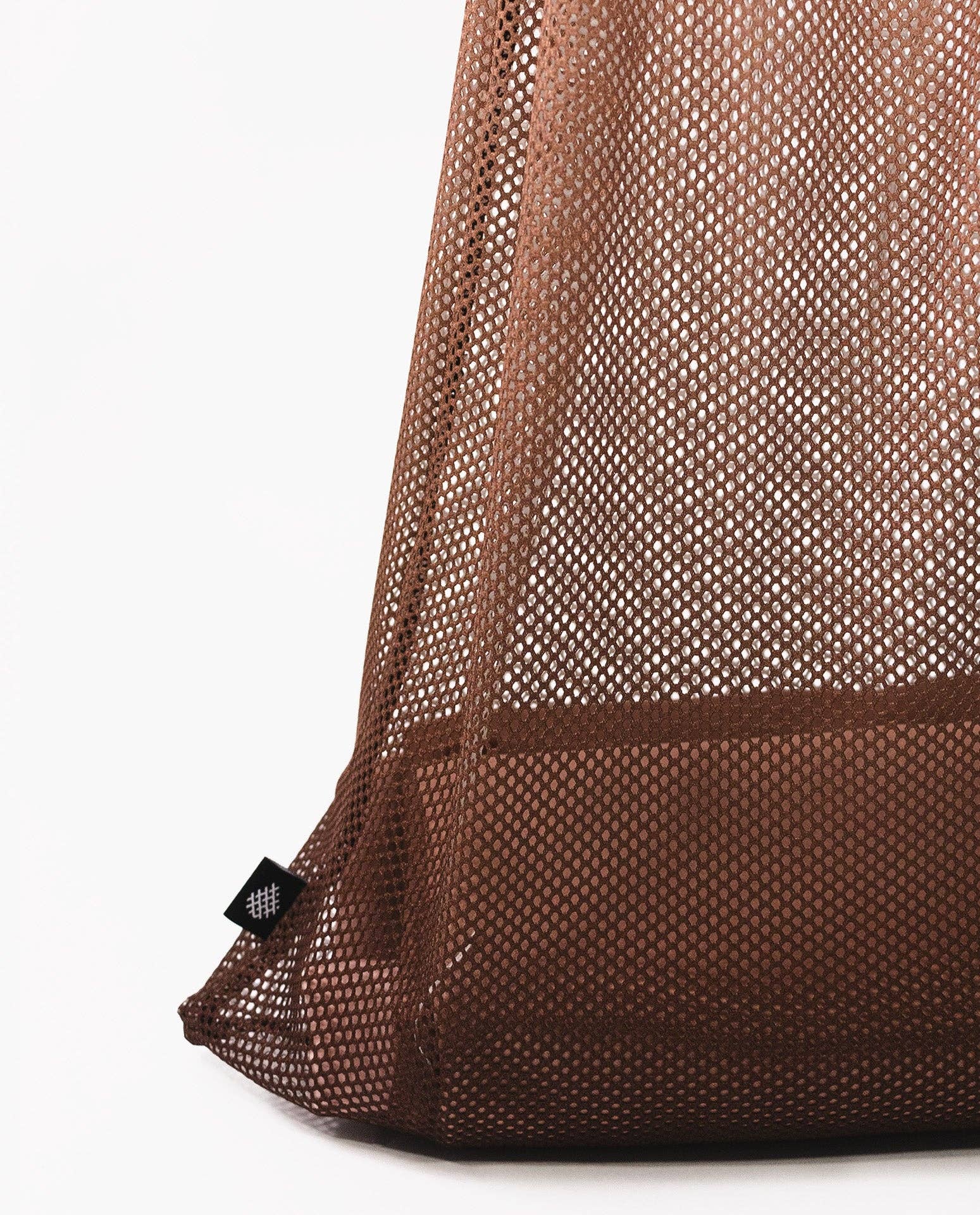 Arpe - Wholesale Grocery/Shopping Bag - Mesh Bag Chestnut Brown5