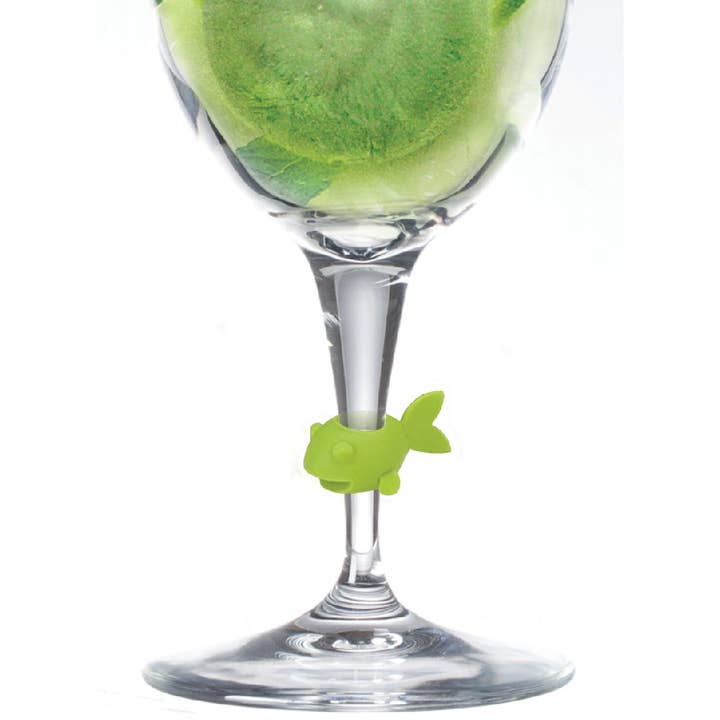 Vin Bouquet (Find It Import & Export Sl) – wholesale Vin-/cocktailglasmarkörer – Klipp fisk kopp markör