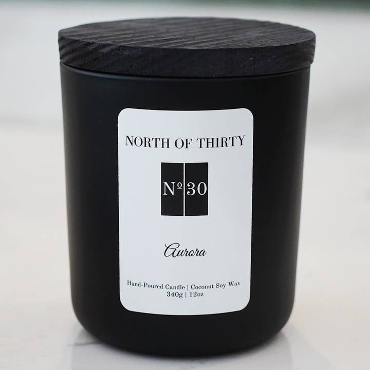 Home Candle: Aurora for wholesale by NORTH OF THIRTY