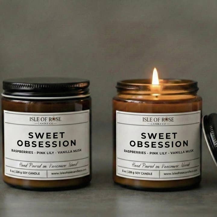 Sweet Obsession for wholesale by Isle of Rose Candle Co.