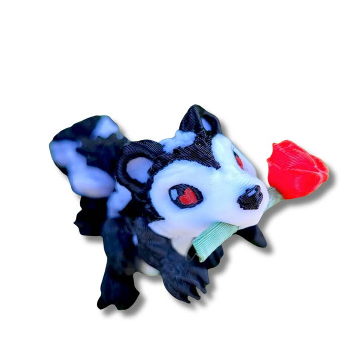 Great American Designs – wholesale Fidget Toy - Barn – Ledad baby skunk-leksak, 3D-utskriven, fidget-leksak2