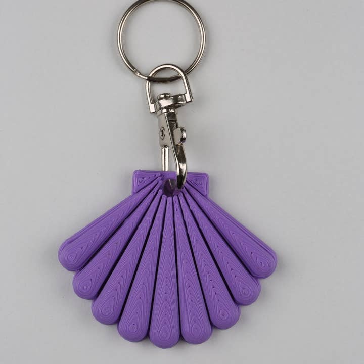 Made Happy Gifts - Wholesale Keychain – Child - Mermaid Alphabet, Shell and Starfish Keyrings *REFILL PACK*5