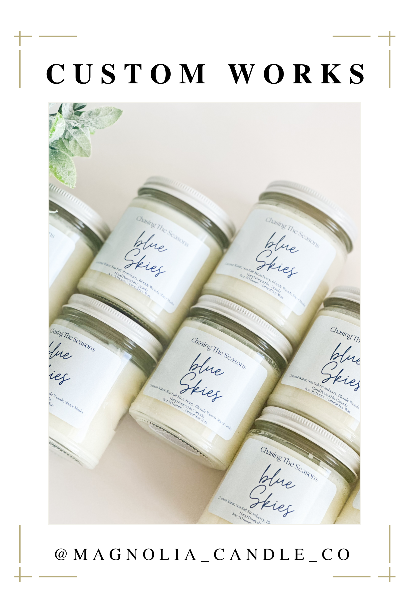 Magnolia Candle Company - Wholesale Jar/Filled Candle - White Label Soy Candles - Brandless Candles, Private Labels18