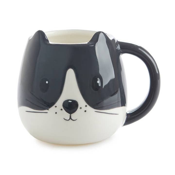 Mug,Kitty,blanco/negro,400 ml,con asa,cerámica y otras tendencias de Resultados para tazas kawaii al por mayor. Devoluciones gratuitas y condiciones de pago a 60 días en Faire en Faire.