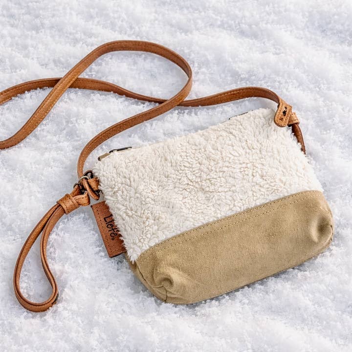 TeddyMini cotton teddy (khaki canvas) -zerowaste for wholesale by Liefe NL