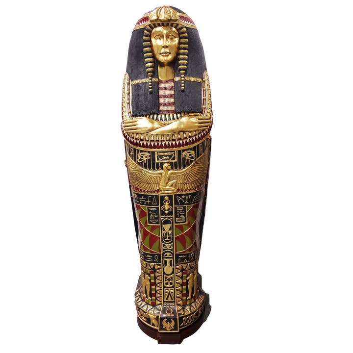 Egyptian Sarcophagus Queen Nefertiti Life Size Statue for wholesale by LM Treasures