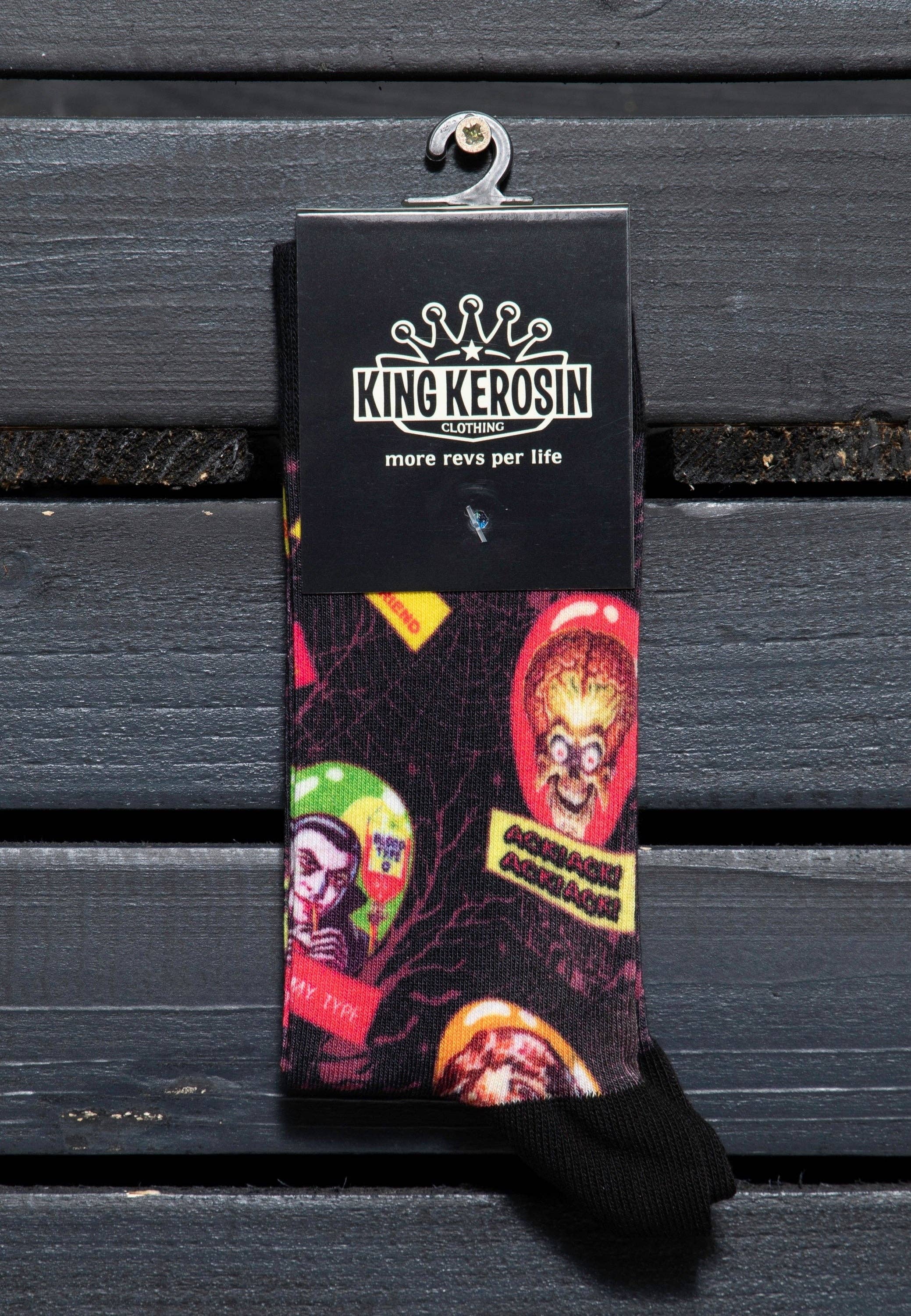 Schwarz Socken «Monster Mashup» für den Großhandel auf Faire2
