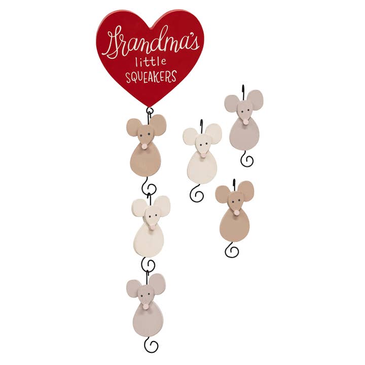 7/Set - Grandma's Little Squeakers Hangers for wholesale by The Hearthside Collection