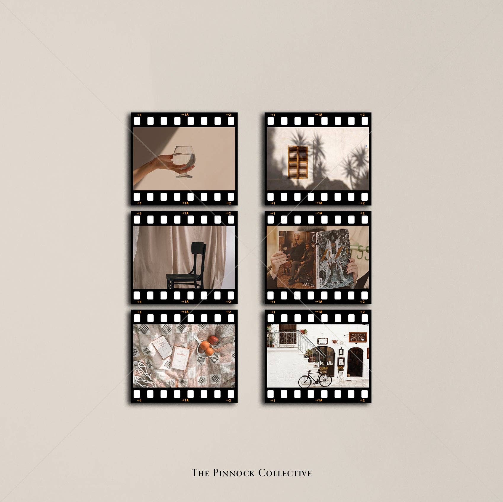 The Pinnock Collective – wholesale Sticker – Cream Film Sticker Sheet3