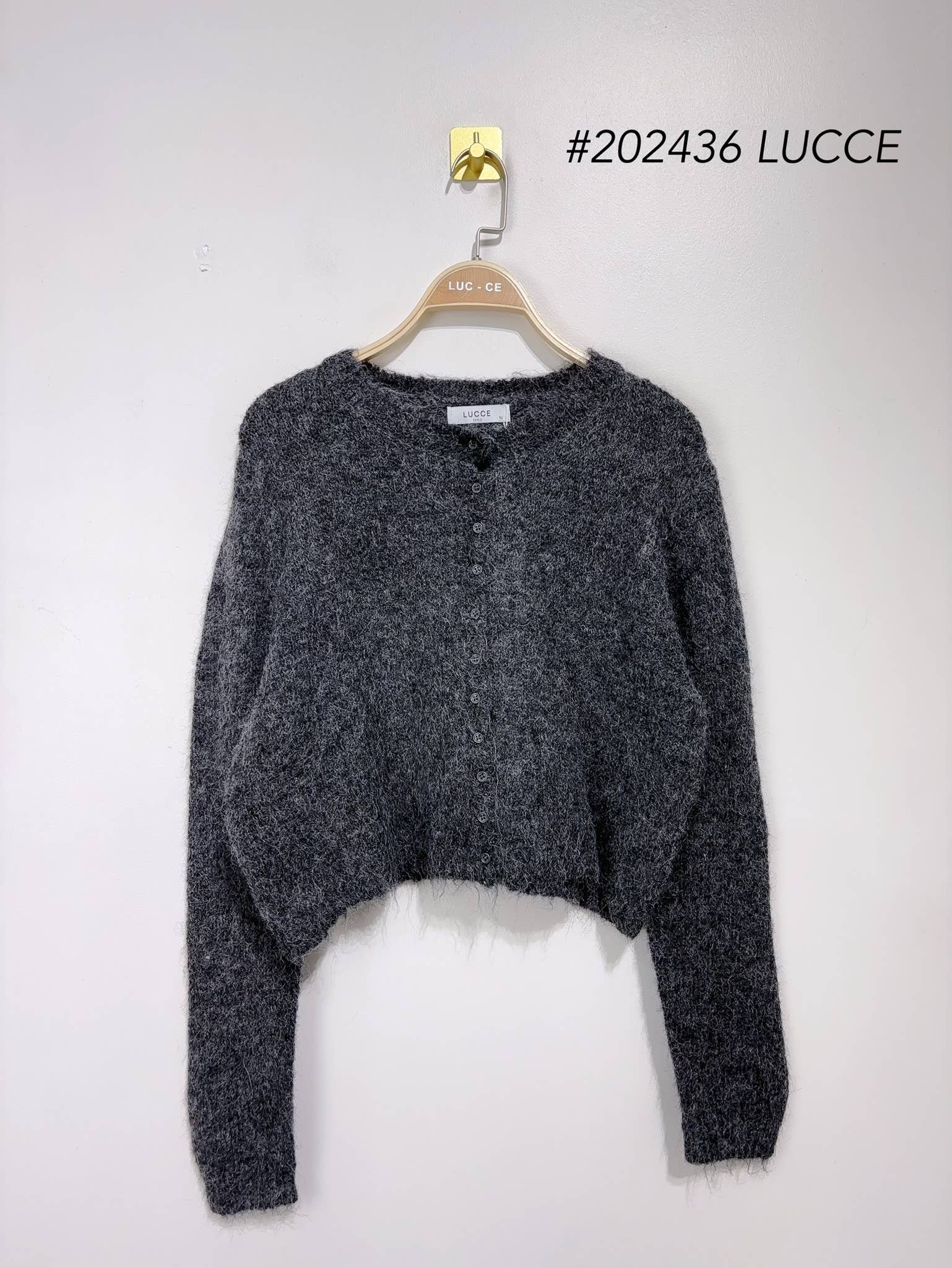 LUCCE - Wholesale Knit Sweater - Women's - Simple cardigan - PU2024360