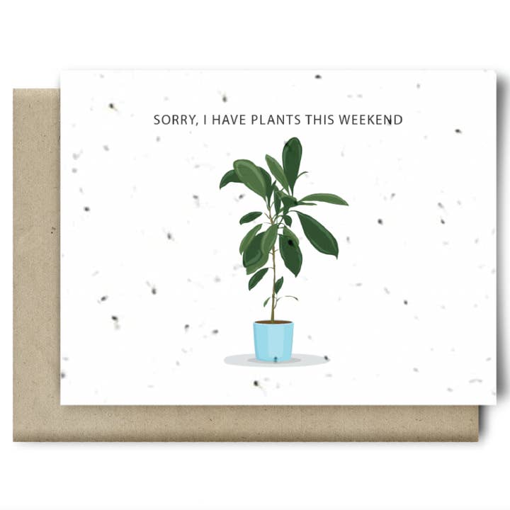 Weekend växter planterbara kort för wholesale av Mayul.