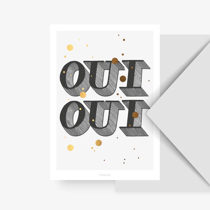 typealive - Wholesale Postcard - Postcard/Oui Oui