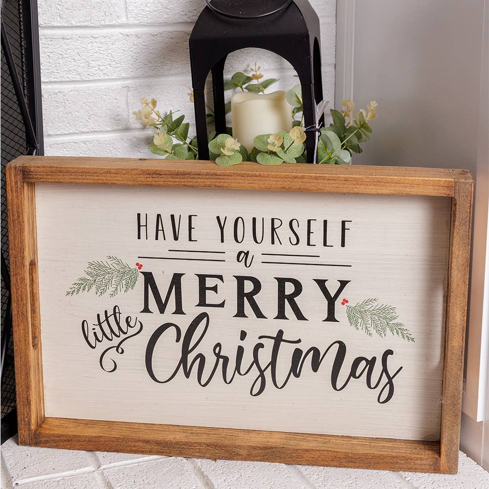 Rustic Marlin – wholesale Serveringsfat – God liten jul trä serveringsbricka1