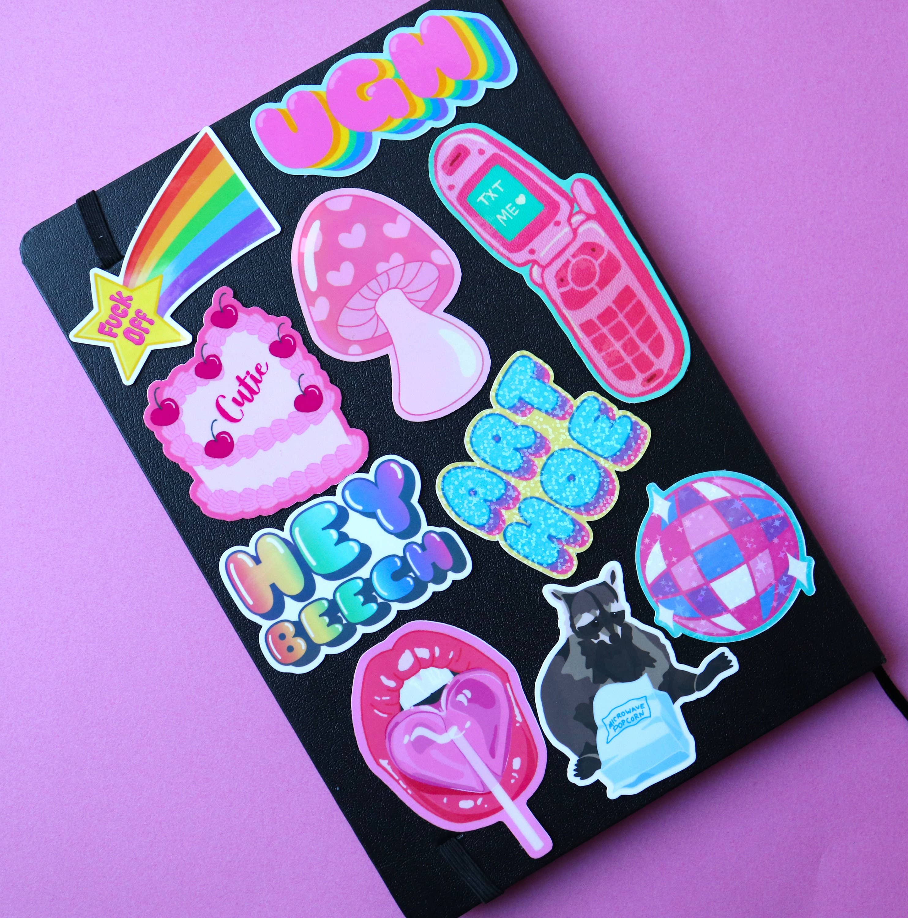 Sticker Hardly Know Her - Wholesale Sticker - Cuddling Guinea Pigs Waterproof Vinyl Sticker4