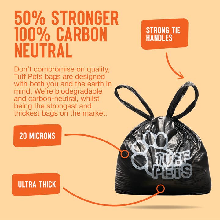 Tuff Pets - Wholesale Pet Poop Bag - Biodegradable Heavy Duty Dog Poop Bags