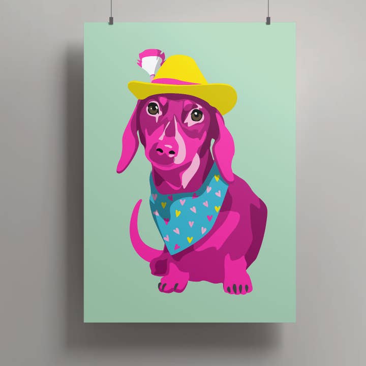 Artprint A3 - Tax Med Hatt för wholesale av nobis design
