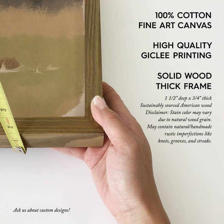 Hangout Home - Wholesale Art Print - Cow Ghost - Funny Cow Halloween Canvas Art - Wood Framed Art4