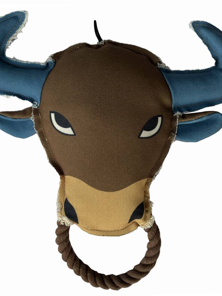 11 Inch Angry Texas Bull for wholesale by Scoochie Pet Products