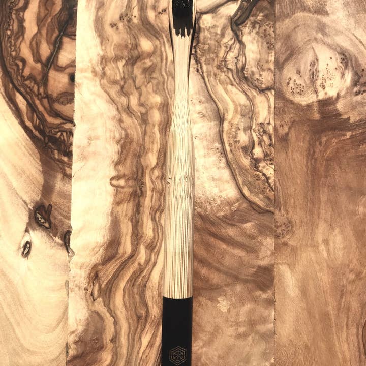 Nested - Wholesale Toothbrush - Bamboo toothbrush black1