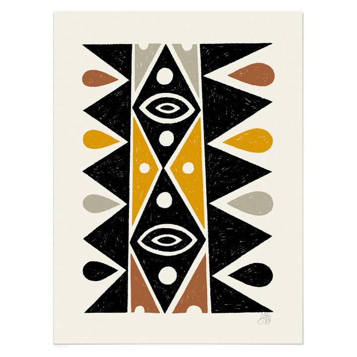 Imprimé « Totem de confiance » AP200623 pour la vente par Abstract Pursuits