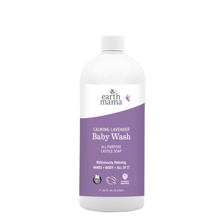 Earth Mama Organics - Wholesale Body Wash/Shower Gel - Kids & Baby - Calming Lavender Castile Baby Wash8